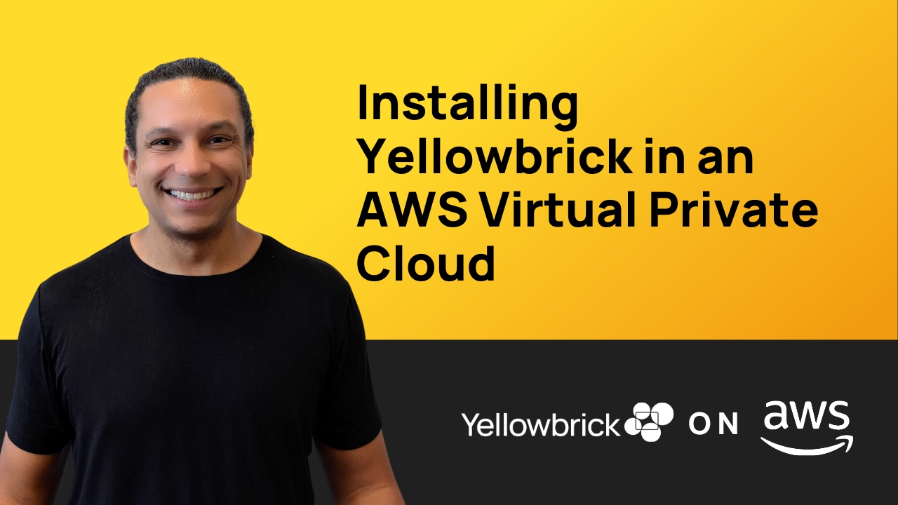 Quickstart Installing Yellowbrick on AWS